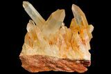 Tangerine Quartz Crystal Cluster - Madagascar #156870-1